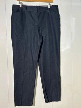 Hampshire Ankle Jeans Womens Size 14 Indigo Blue Straight Leg Stretch